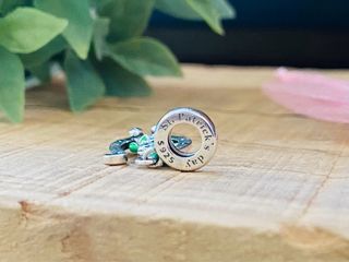 Charm Oso y Herradura Suerte Irlanda - Plata