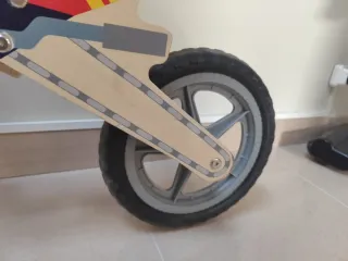 Bicicleta madera sin pedales