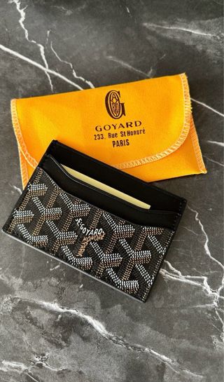 Tarjetero Goyard Negro Multicolor