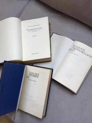 3 libros novela contemporanea