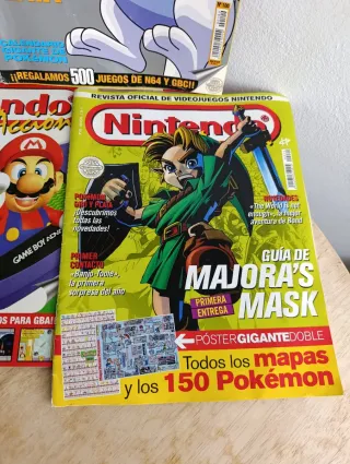 Nintendo accion n 100 3 revistas Pokémon Zelda tru
