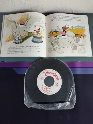 Lote Cuento Disco Disney Dumbo y Los Rescatadores