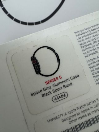Apple Watch Series 5 44mm Cellular Negro