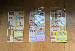 Pegatinas Rilakkuma marcapáginas