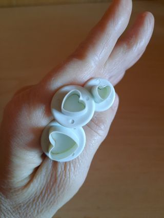 Set 3 Formine Cuore.