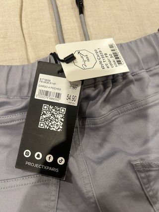 Pantalones cargo Project X Paris niño talla 30