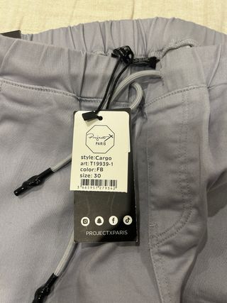 Pantalones cargo Project X Paris niño talla 30