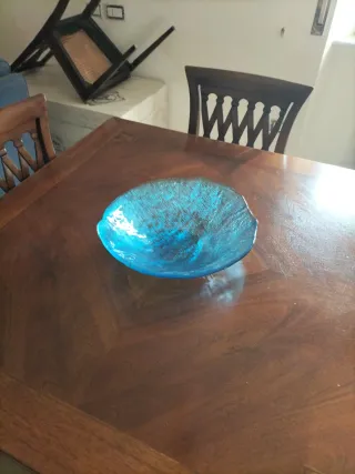 Grande porta oggetti blu