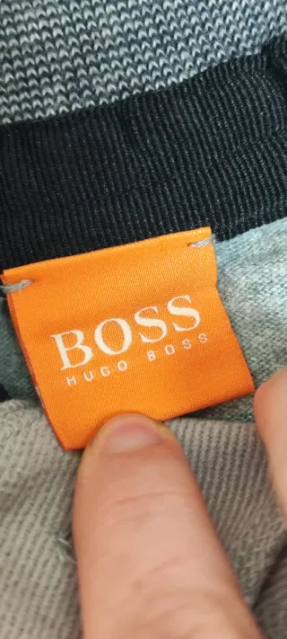 Hugo Boss Polo Gris Rugby Vintage