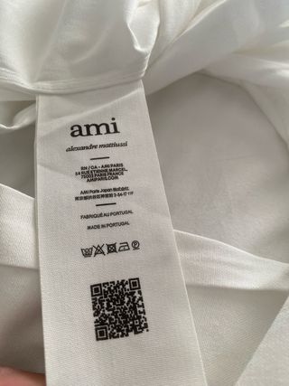 Camisa Ami Paris Blanca Talla M