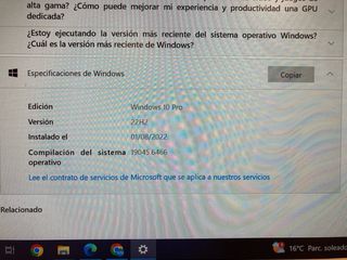 HP All in One Beige/Blanco