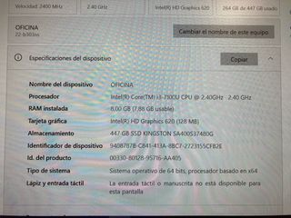 HP All in One Beige/Blanco