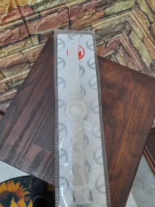 Cinghietta Hip Hop Silicone Bianca