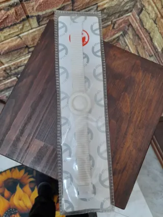 Cinghietta Hip Hop Silicone Bianca