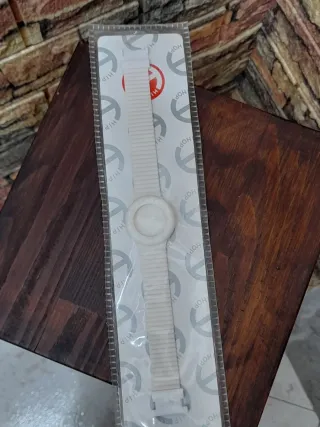 Cinghietta Hip Hop Silicone Bianca