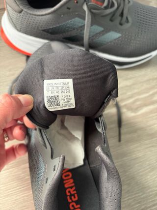 Adidas Supernova Rise Gris Naranja