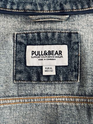 Chaqueta vaquera con estampado Route 66