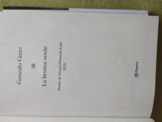 La bruma verde: Premio de Novela Fernando Lara ...