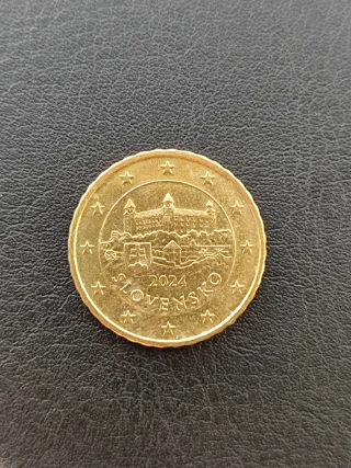 Moneda 10 céntimos Eslovaquia 2024