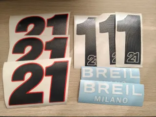 Dorsales personalizados para moto o coche