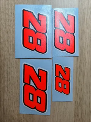 Dorsales personalizados para moto o coche