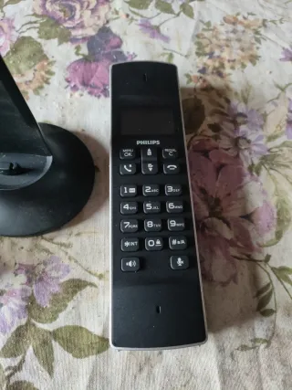 Teléfono fijo Philips negro