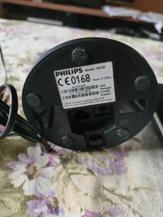 Teléfono fijo Philips negro