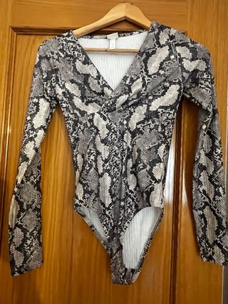 Body serpiente gris talla XS
