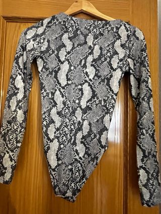 Body serpiente gris talla XS