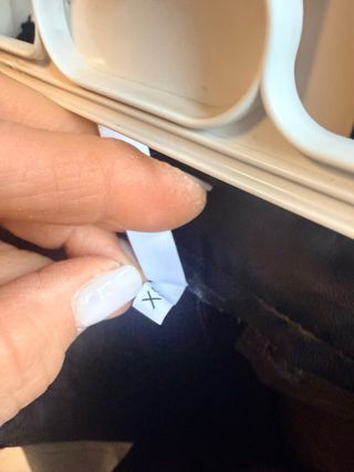 Pantaloni neri effetto pelle