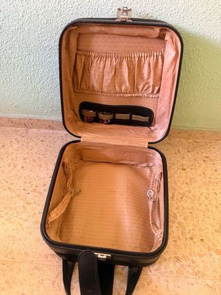 Maleta / Bolso de viaje Vintage Sanson Negra