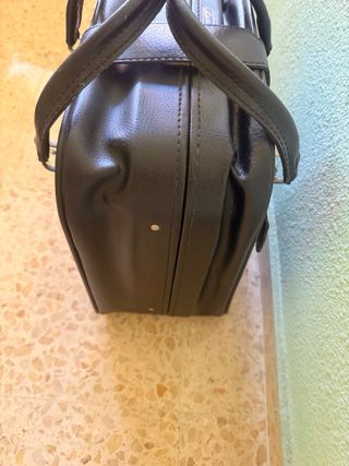 Maleta / Bolso de viaje Vintage Sanson Negra