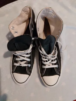 Converse All Star Negras made in USA de 1990