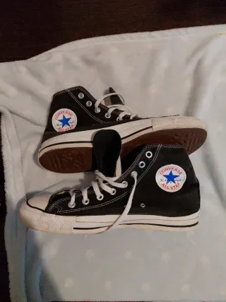 Converse All Star Negras made in USA de 1990