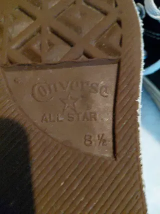 Converse All Star Negras made in USA de 1990