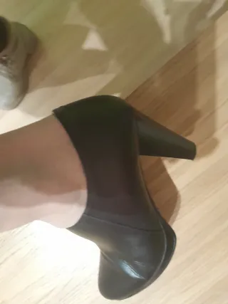 Zapatos  tacón negros