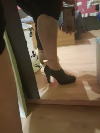 Zapatos  tacón negros