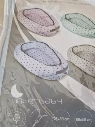 Cojin nido reductor para bebé estrellas