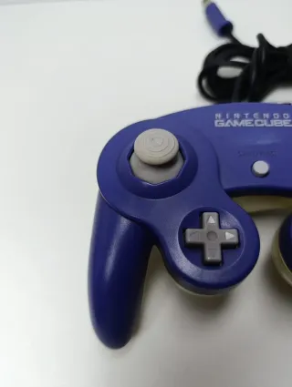 Mando Nintendo Gamecube Morado Transparente