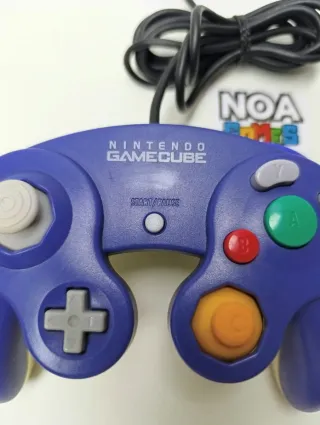 Mando Nintendo Gamecube Morado Transparente