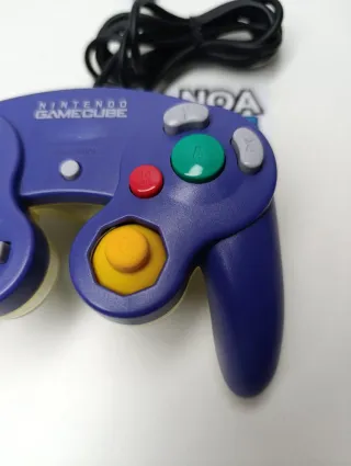 Mando Nintendo Gamecube Morado Transparente