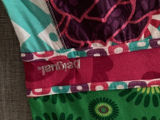 Vestido Desigual Infantil Multicolor