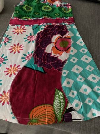 Vestido Desigual Infantil Multicolor