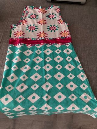 Vestido Desigual Infantil Multicolor