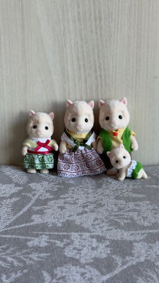 Familias Sylvanian en vitrina