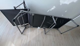 Tumbona plegable con parasol