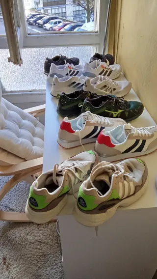 Lote Zapatillas Adidas y Nike..Mizuno..etc