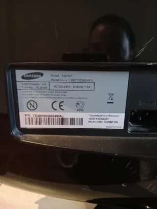 Monitor Samsung Negro