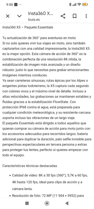 Insta360 X5 8K Action Cam