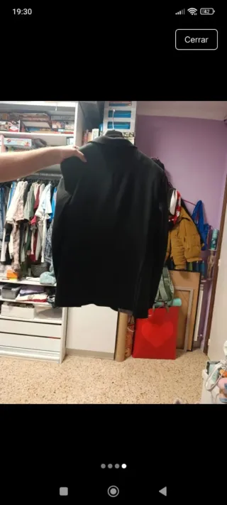 Americana y pantalón de traje negro